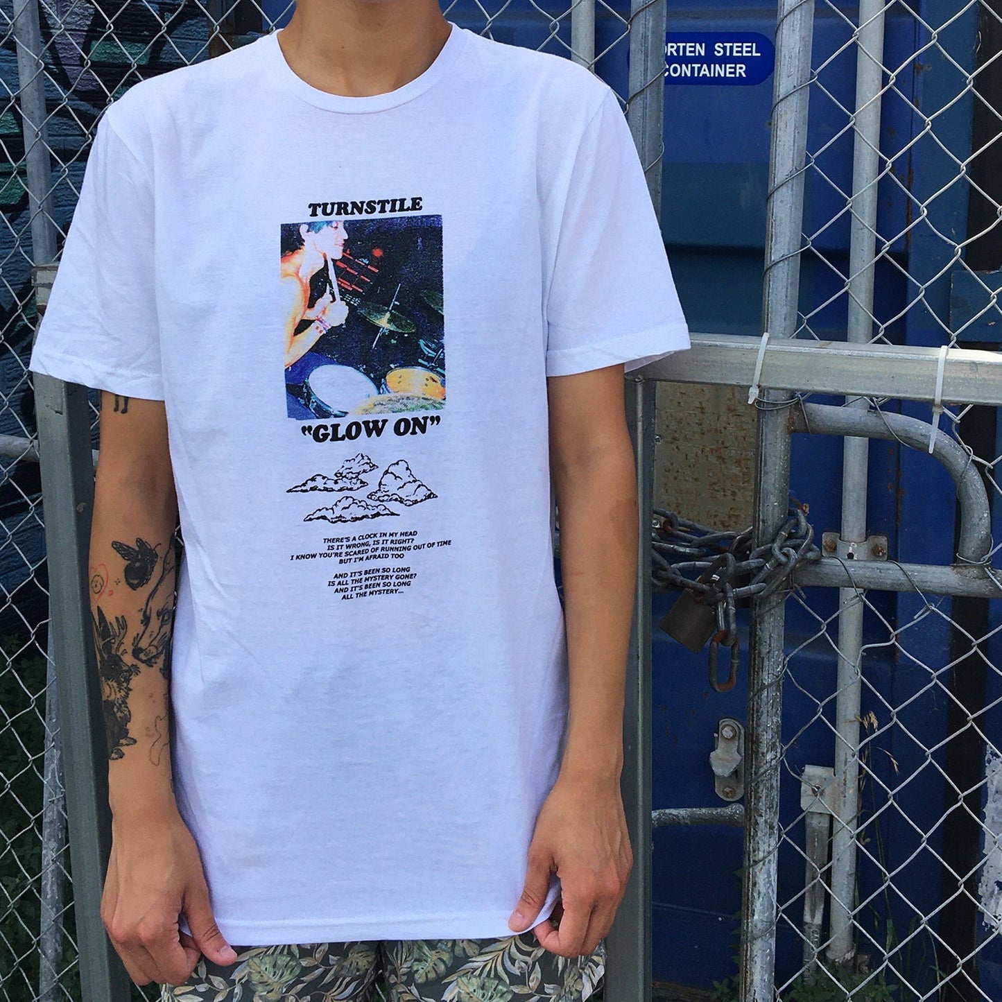 Turnstile - Glow On Daniel T-Shirt (White)