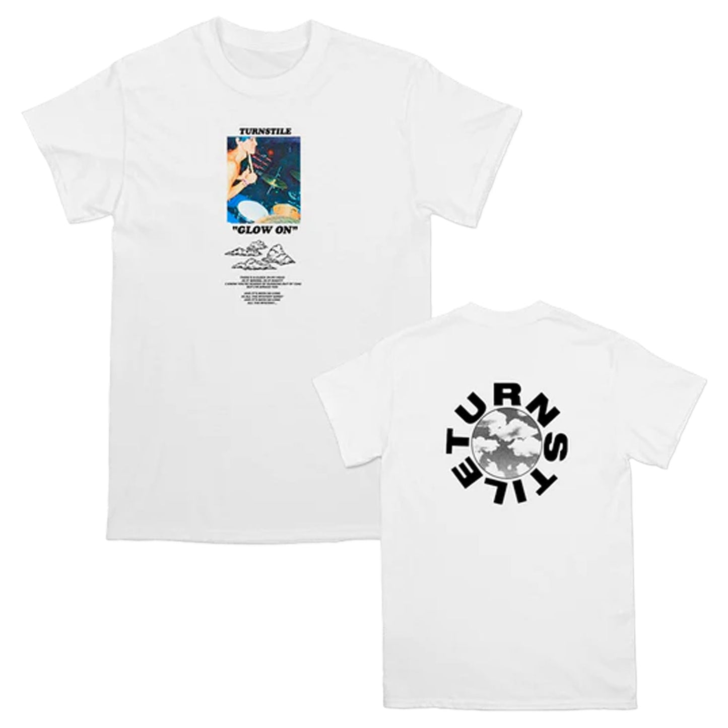 Turnstile - Glow On Daniel T-Shirt (White)